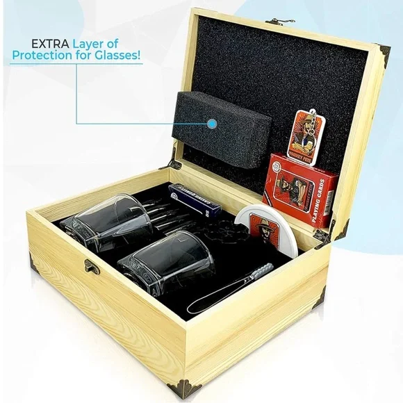 Whiskey Gift Set For Men - Cowboy/Western-Themed Premium Novelty Liquor Set - Picture 2 of 8